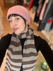 Bobby Scarf | Chestnut Stripe