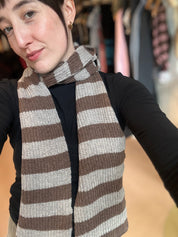 Bobby Scarf | Chestnut Stripe
