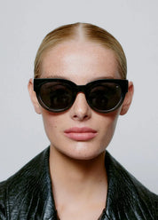 A.Kjærbede Sunglasses Lilly Black Model Front