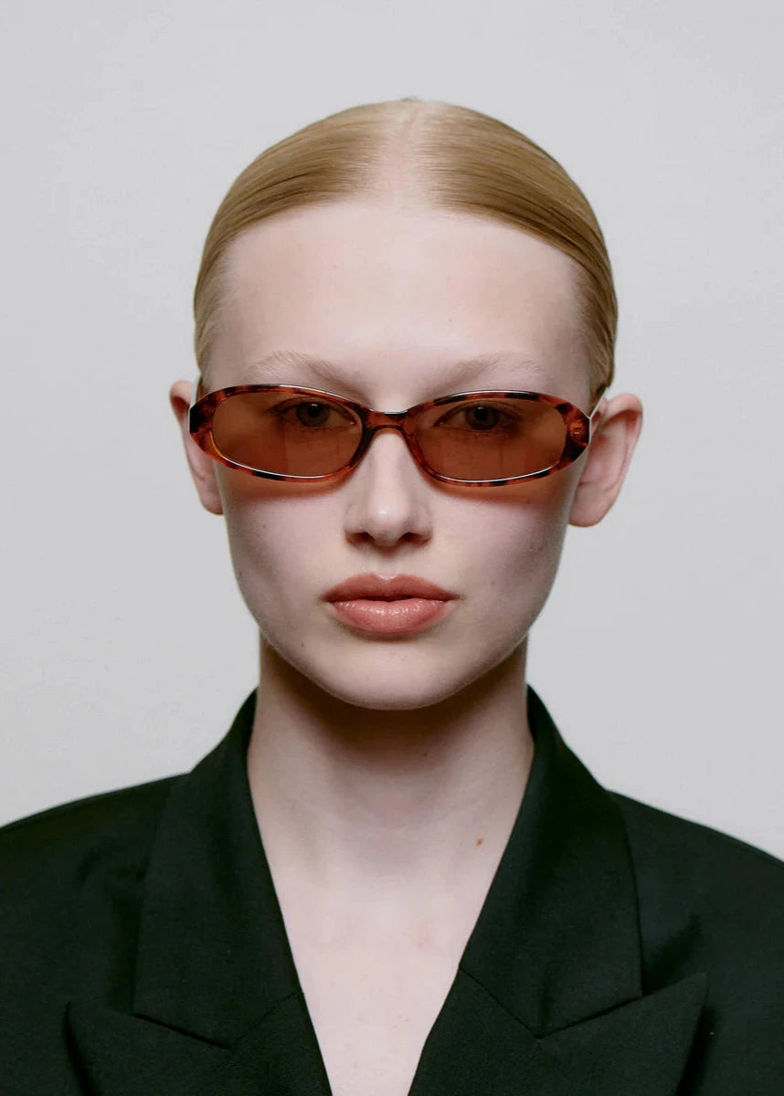 A.Kjaerbede Sunglasses Macy Havana Model Front