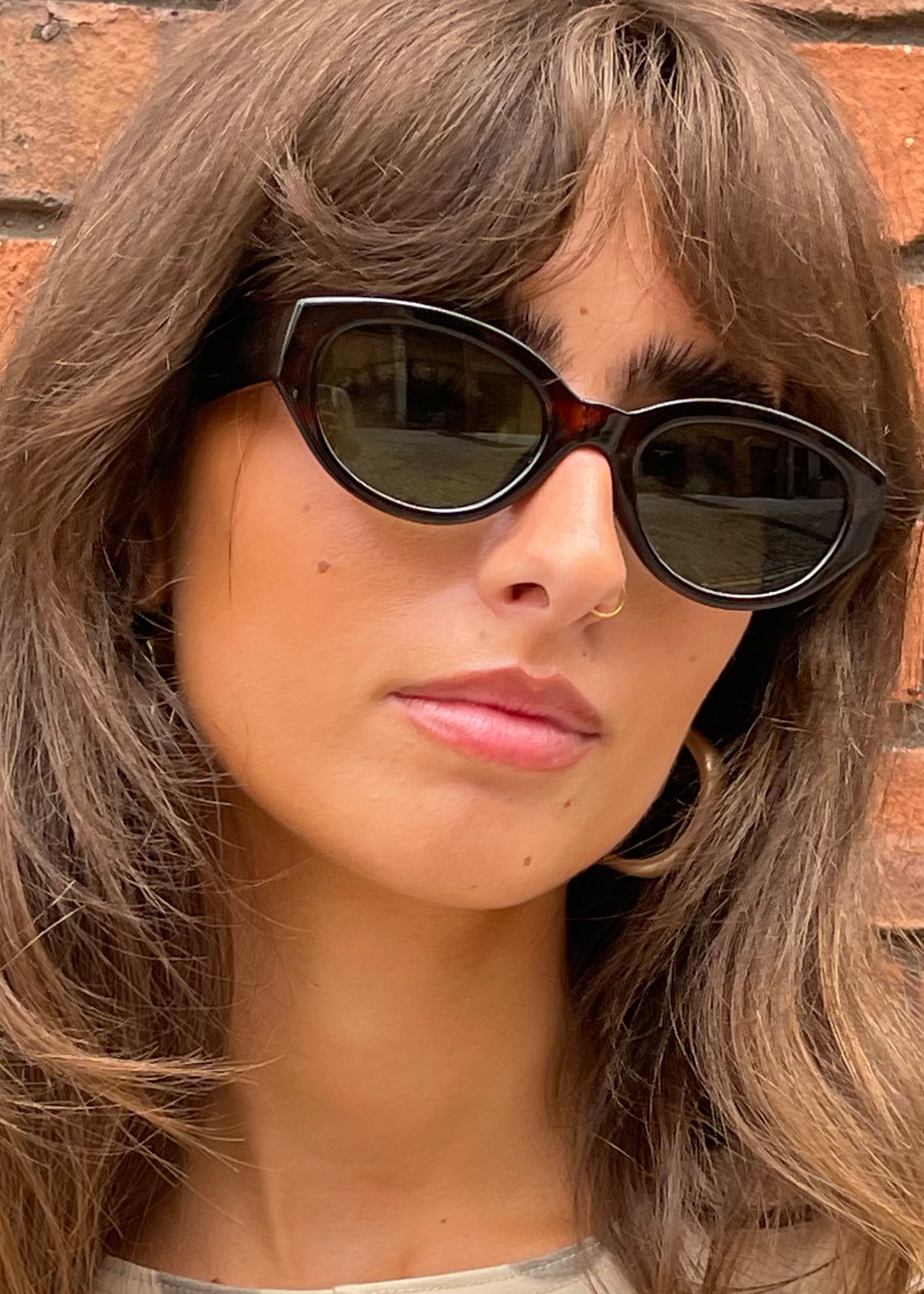 A.Kjaerbede Sunglasses Winnie Demi Tortoise Model Front 1