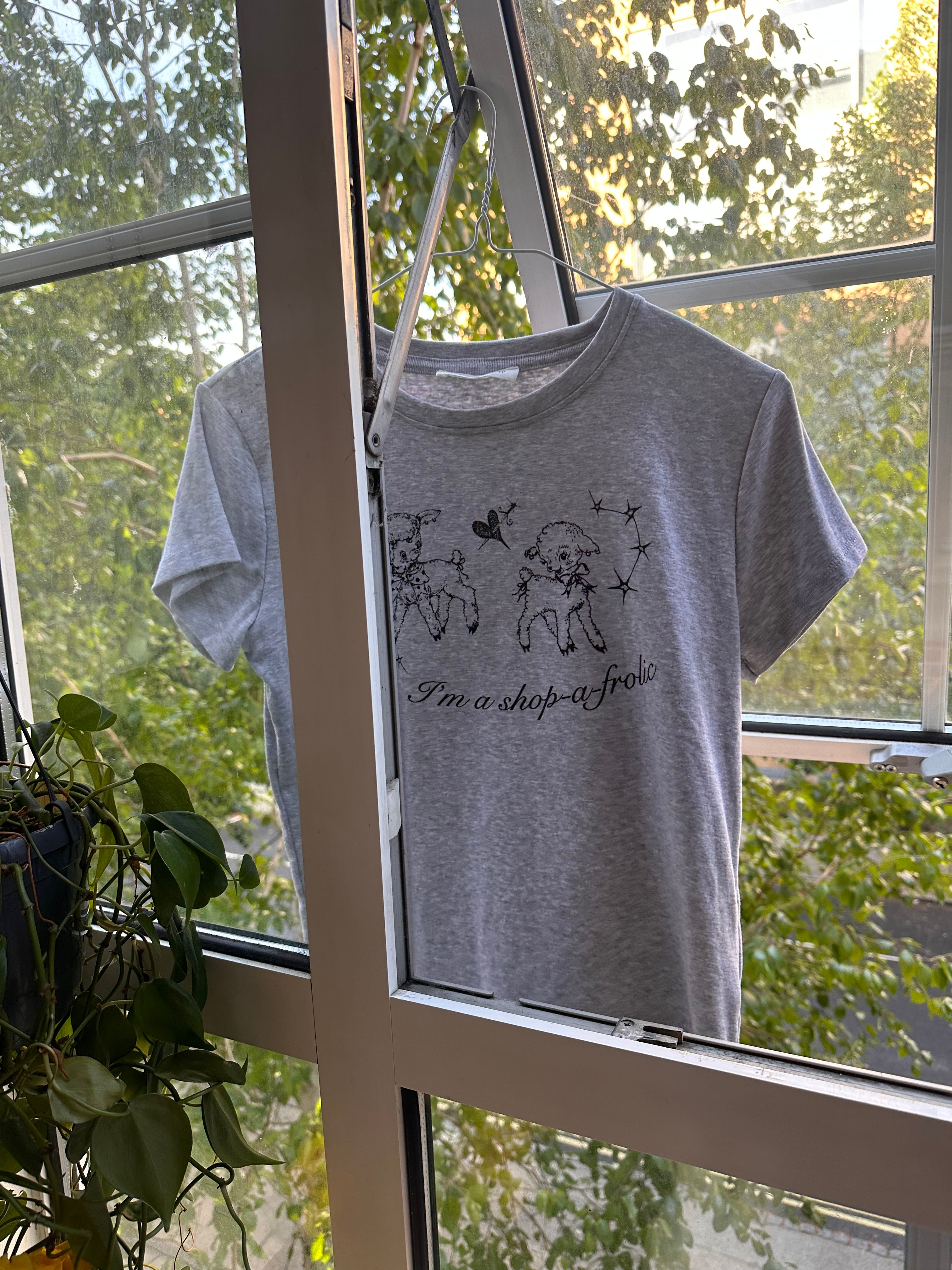 Sailor Makoto | I'm a Shop-a-frolic Baby Tee Grey Marle