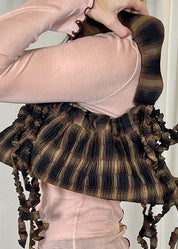 Baby Calendula Bag Brown in Plaid