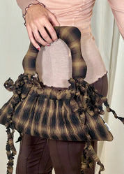 Baby Calendula Bag Brown in Plaid