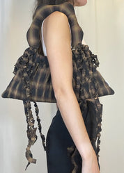 Calendula Bag in Brown Plaid