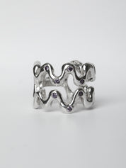 AREESHA LEHRDAR AMETHYST RING