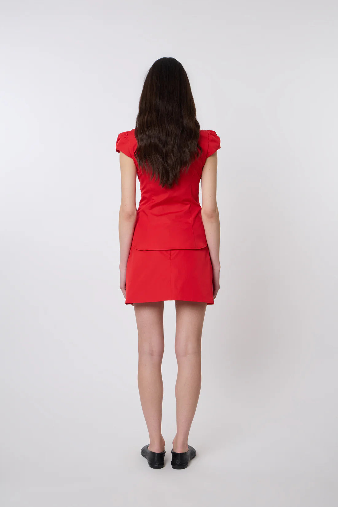 Berta Top Red Cotton Catheclisma Back