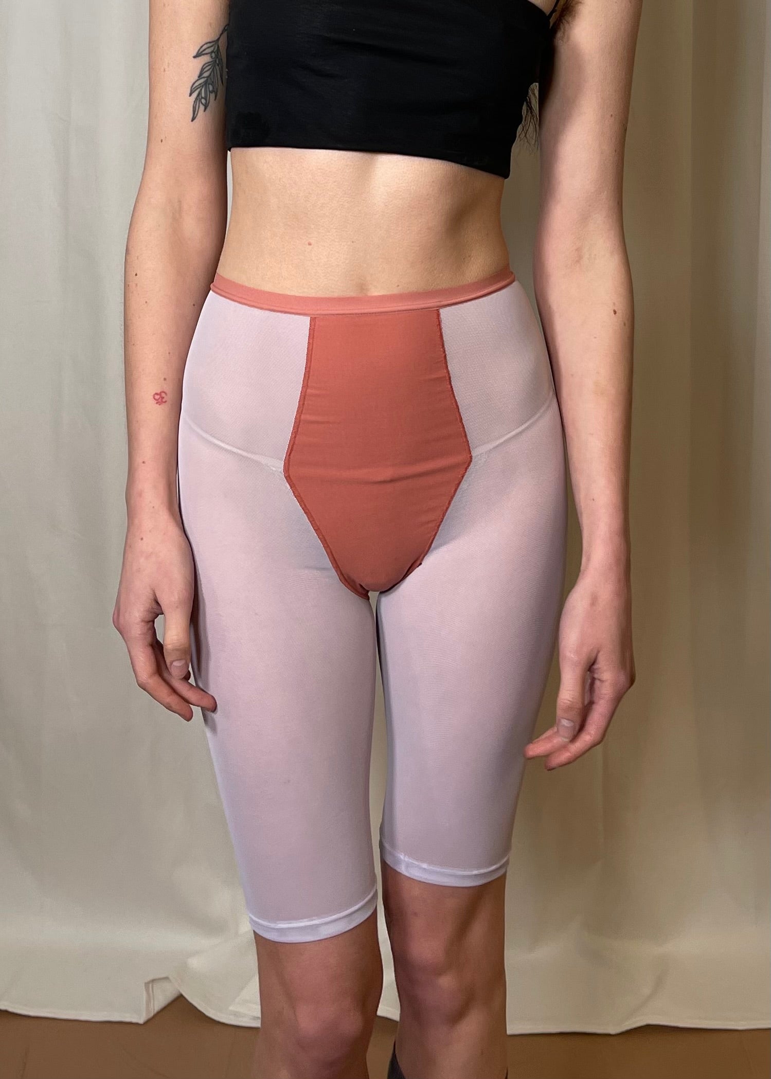 Bikershort in Pink Lemonade Overneath