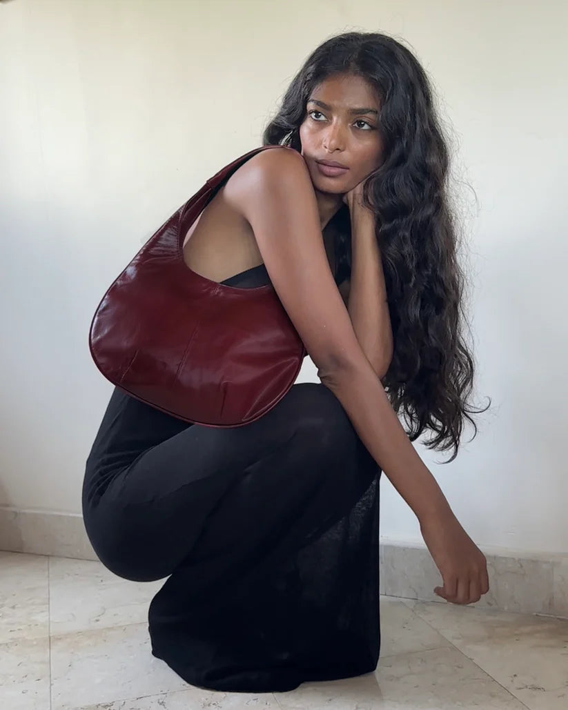 Binx Bag in Maroon