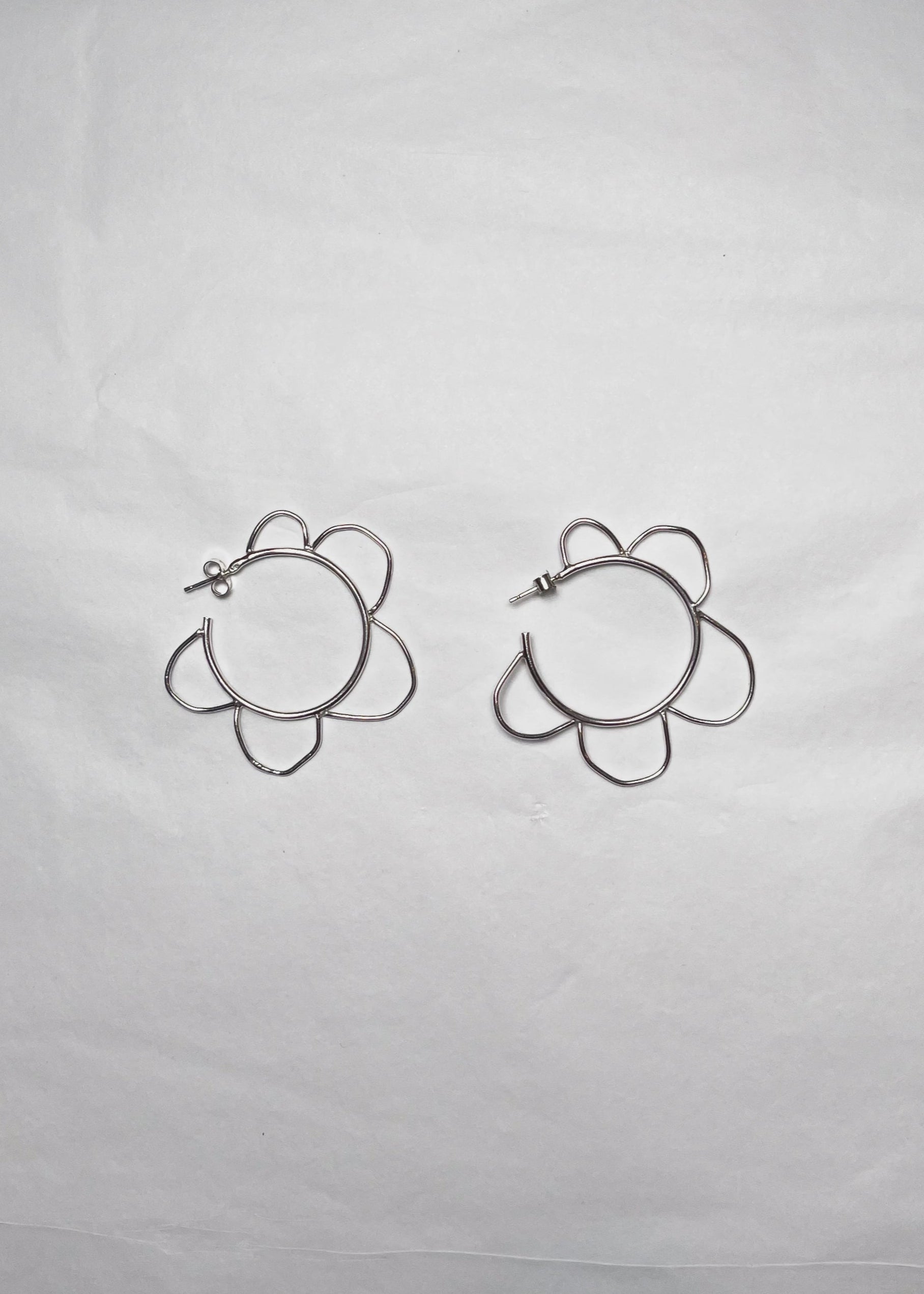 Bloom Hoops Medium Sken Studios Flat