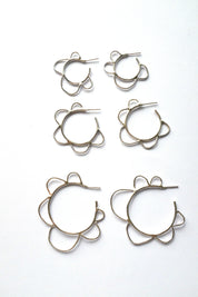 Bloom Hoops Medium Sken Studios flatlay