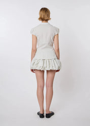 Catheclisma Berta Ivory Cotton Top Back