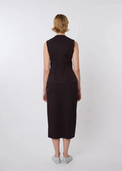 Catheclisma Macondo Vest Brown Back
