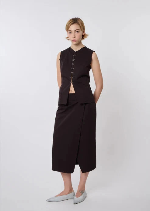 Catheclisma Macondo Vest Brown Side