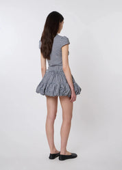 Catheclisma Miel Skirt Vichy Cotton Back