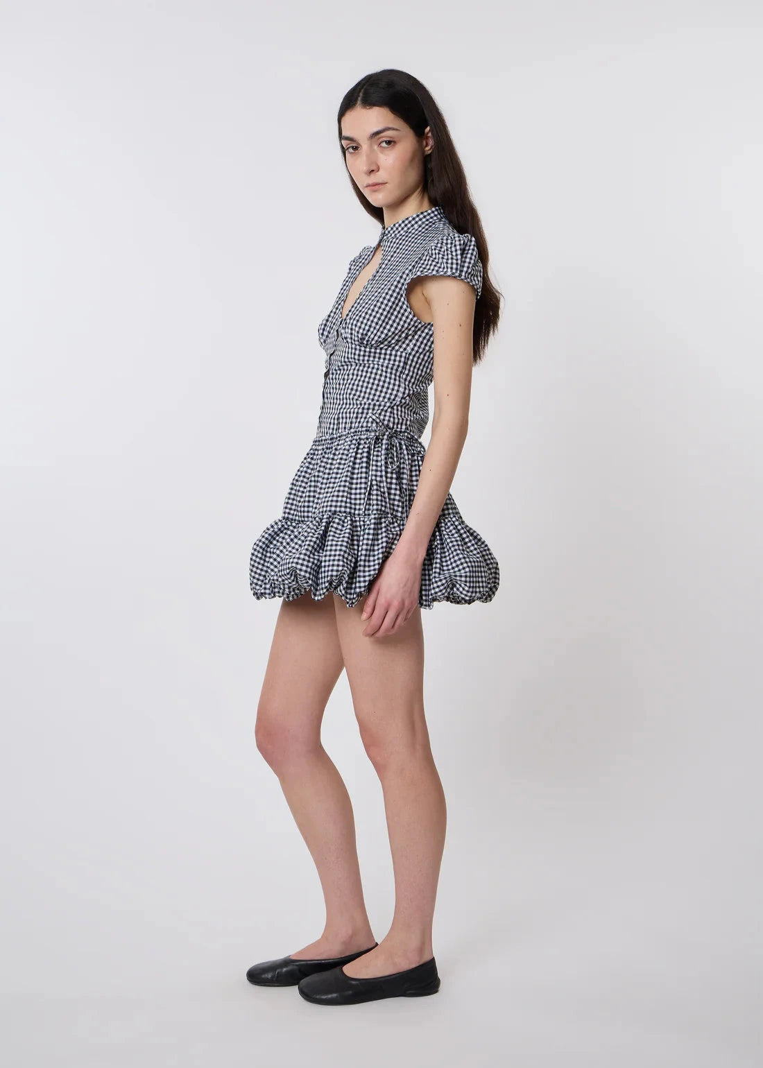 Catheclisma Miel Skirt Vichy Cotton Side