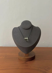 Clear Glass Sphere Necklace Nuri