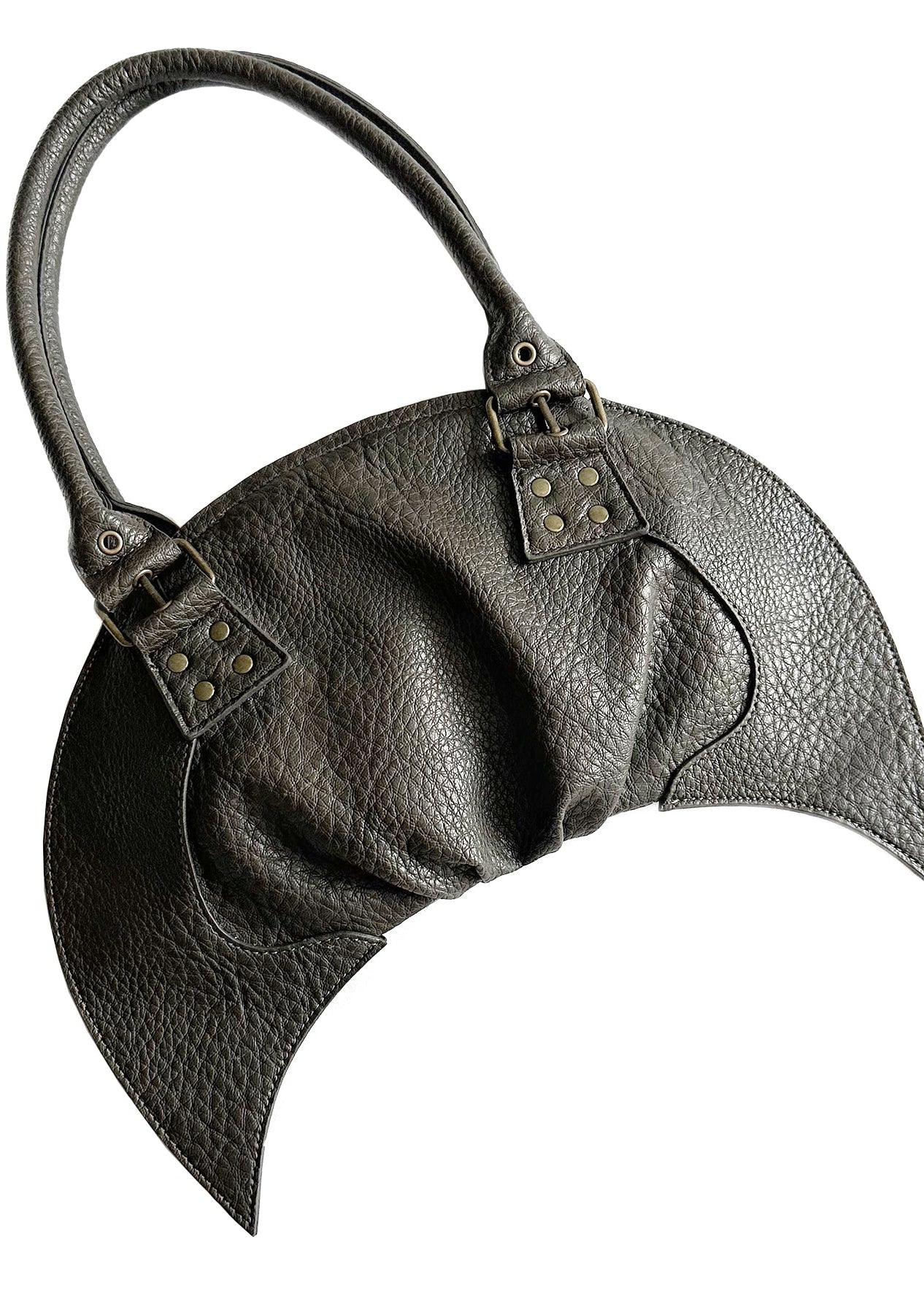 Croissant Bag Black Earth Flatlay Taottao