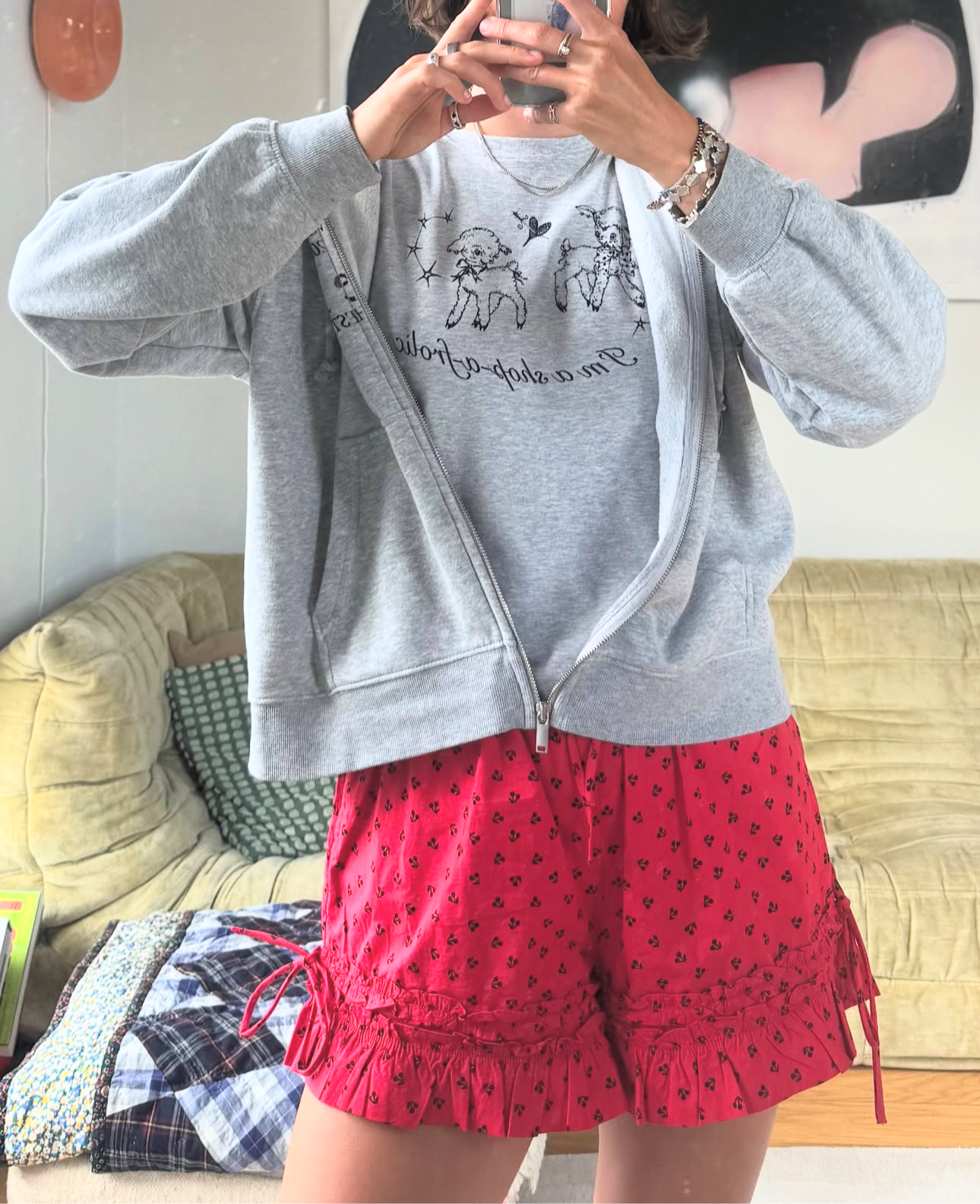 Sailor Makoto | I'm a Shop-a-frolic Baby Tee Grey Marle