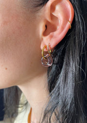 Donut Violet Earrings Suplais