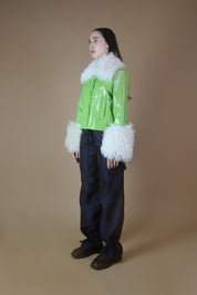 Bonnie Vinyl Jacket | Green