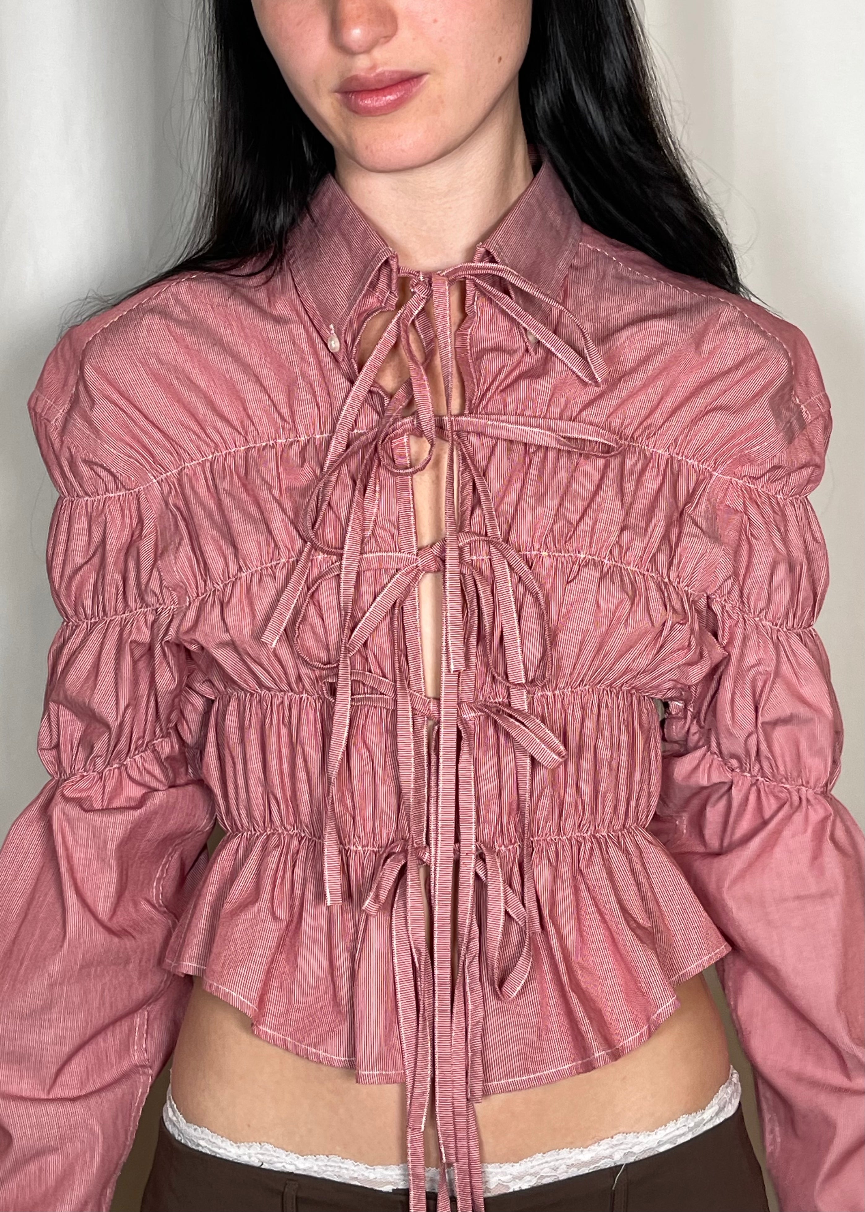 ESTUDIO1999 Short Espuma Shirt Red Detail