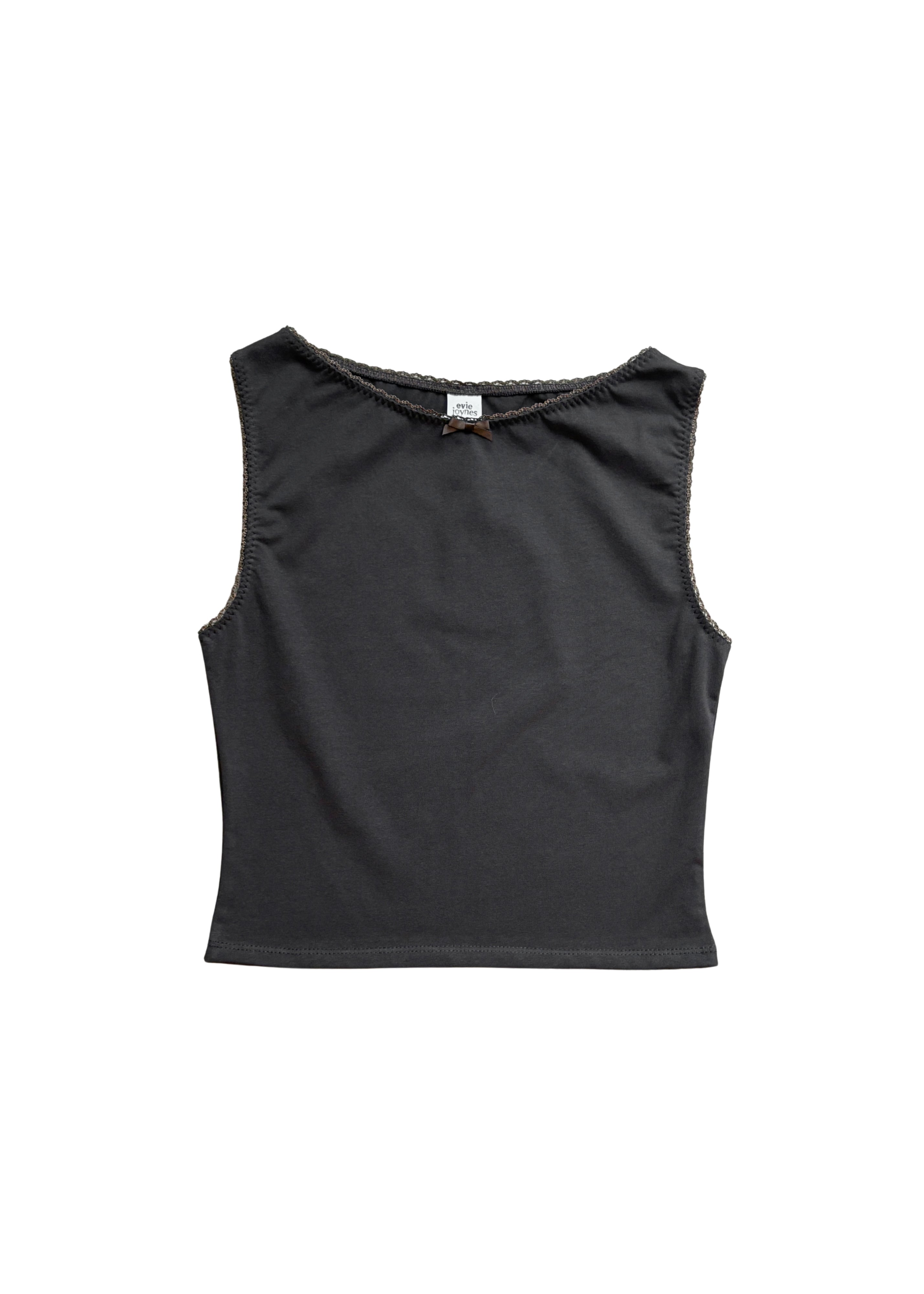 Evie Joynes Audrey Tank Top Brown Flat