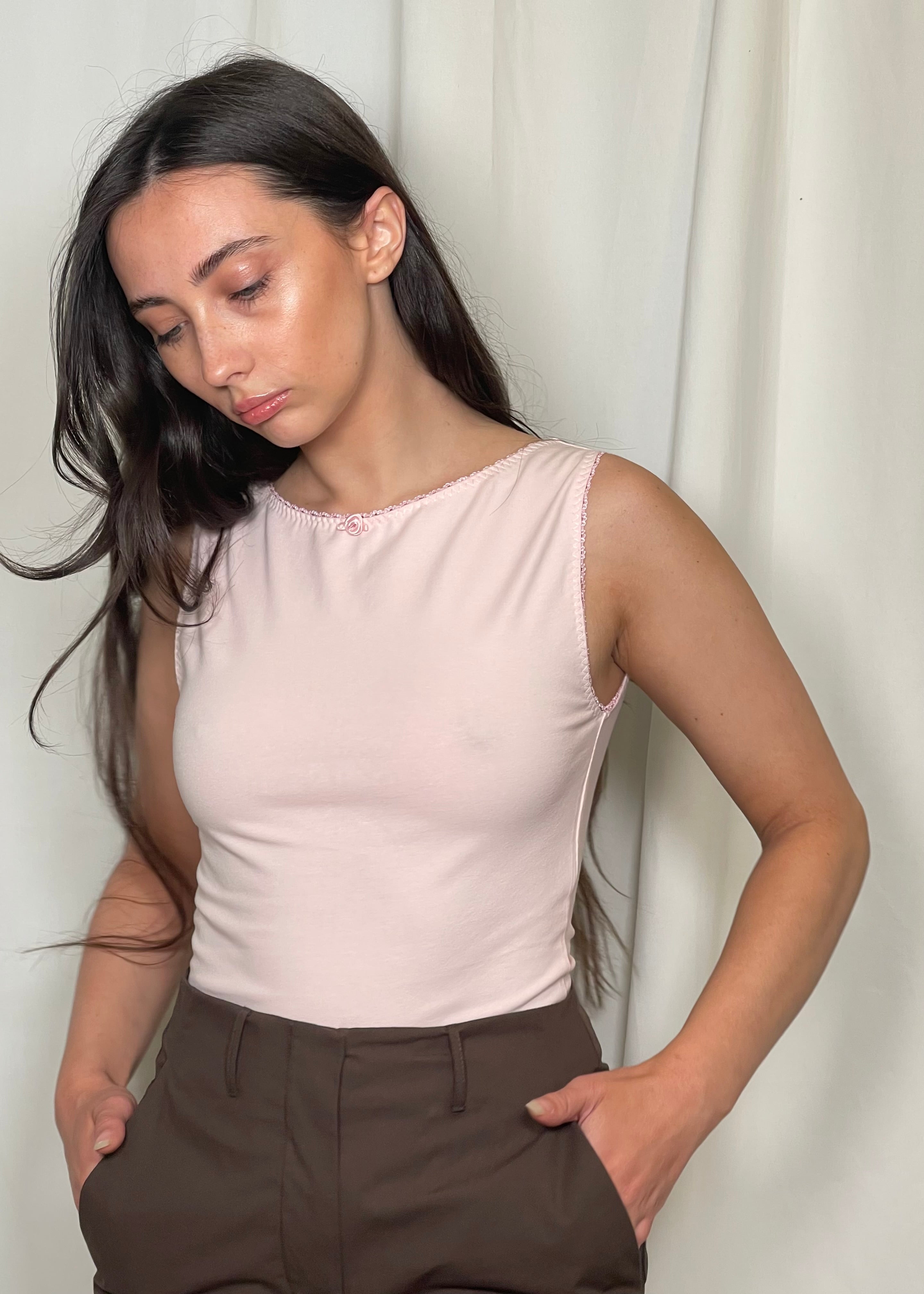 Evie Joynes Audrey Tank Top Pink