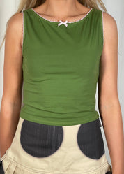 Evie Joynes Green & Pink Audrey Tank