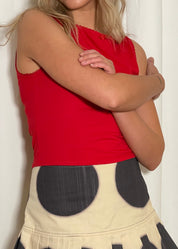 Evie Joynes Red Audrey Tank