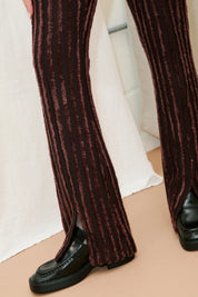 HOSBJERG ROBERTA PANTS CLOSE UP KARINA LOAFERS