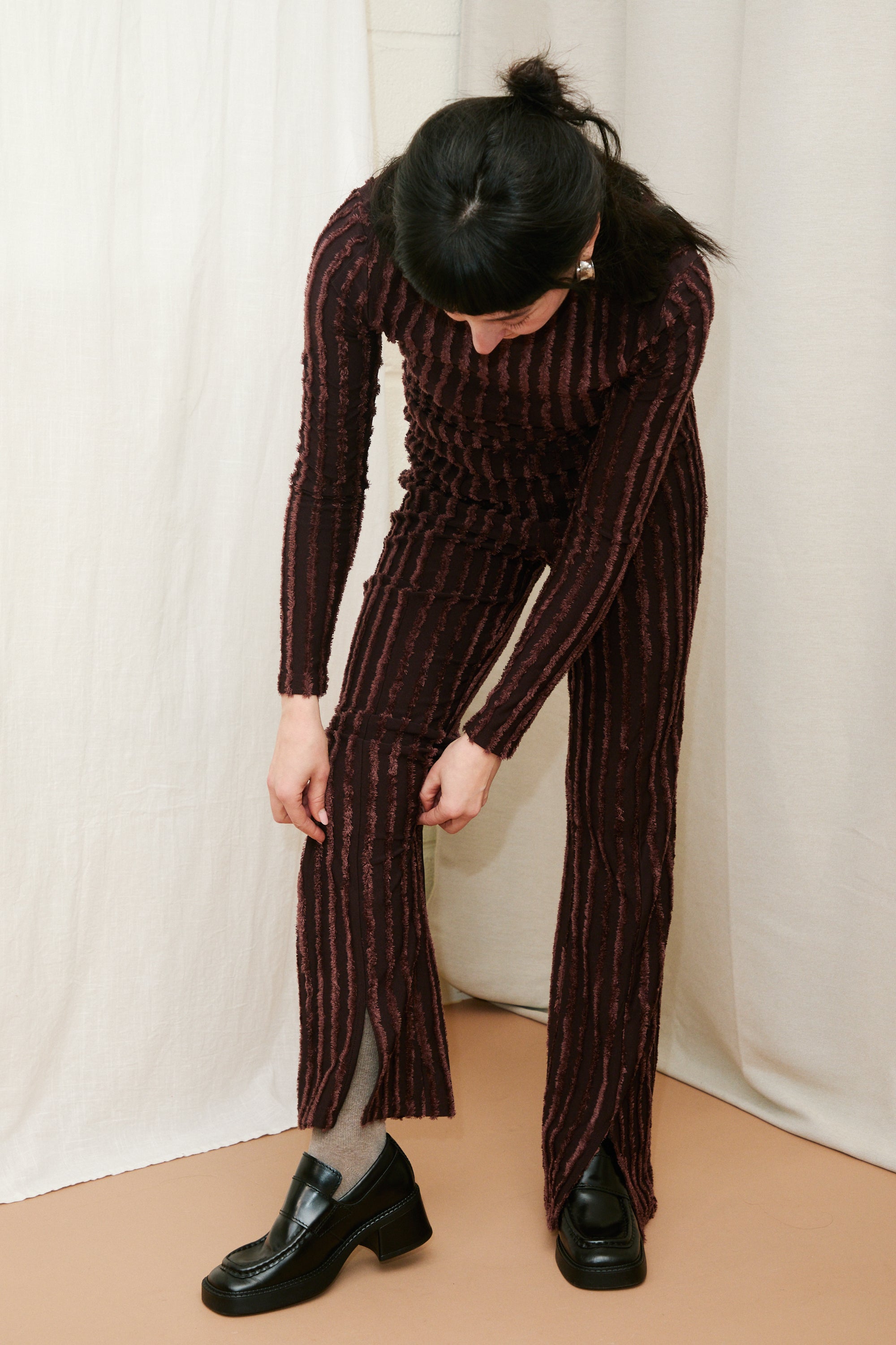 HOSBJERG ROBERTA PANTS CHOCOLATE