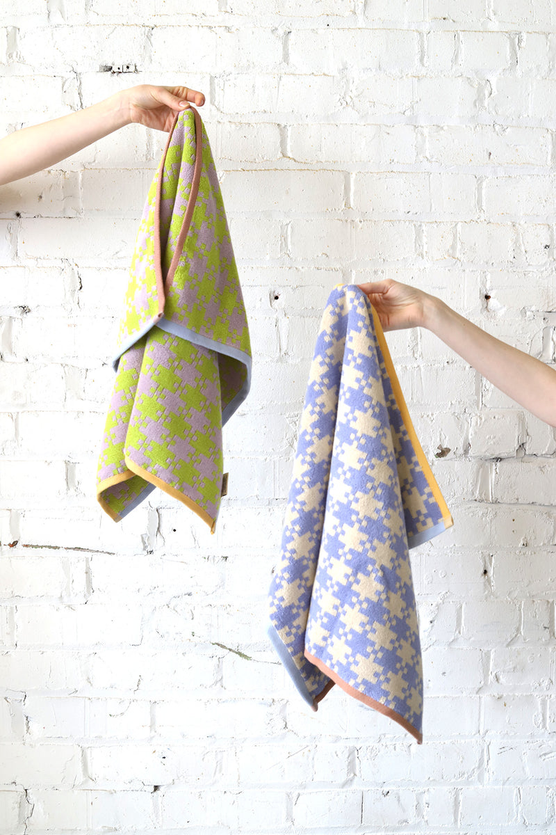 Baggu - Hand Towel Set of 2 - Pastel Pixel Gingham