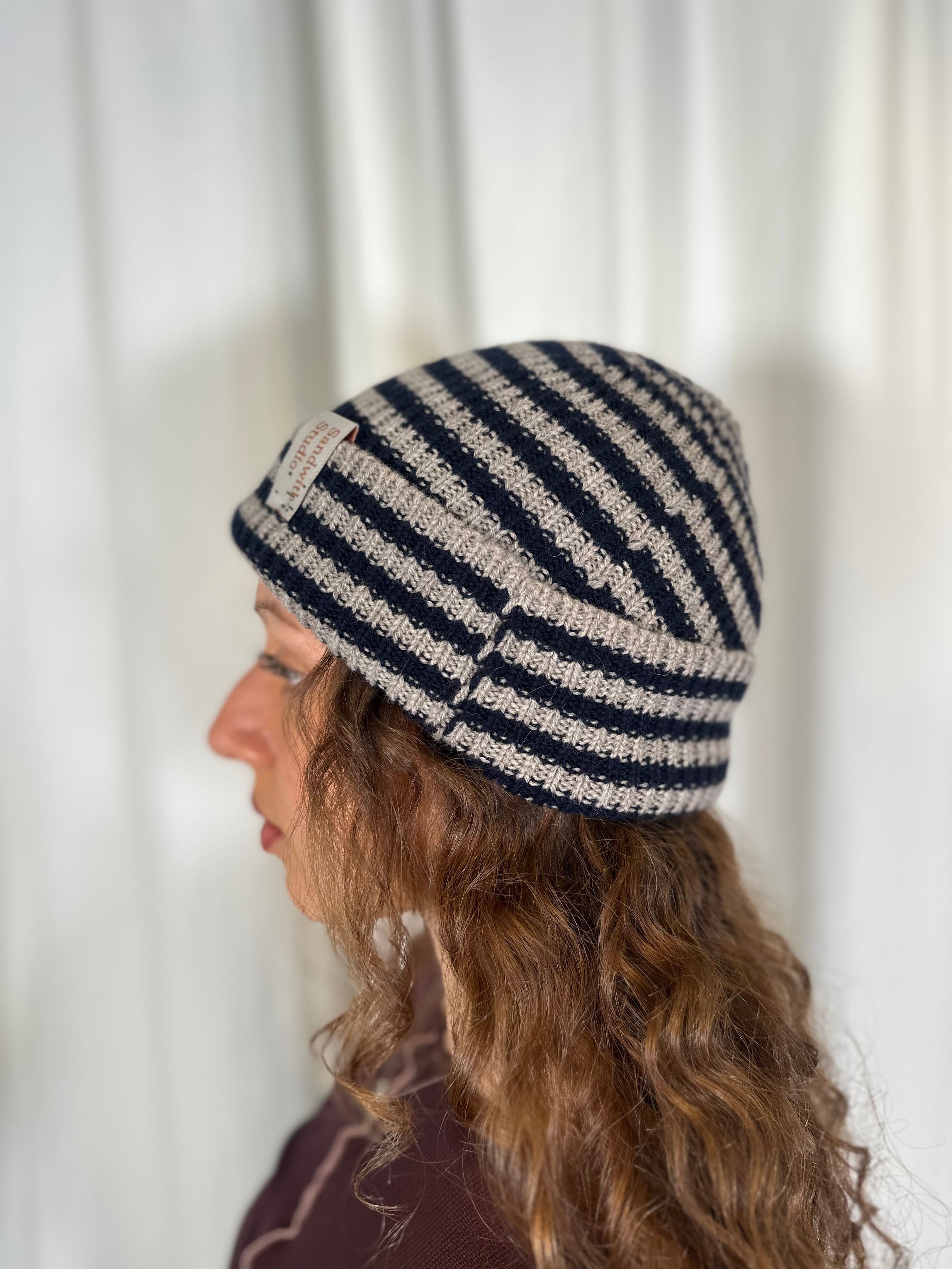 Billy Beanie | Navy Stripe