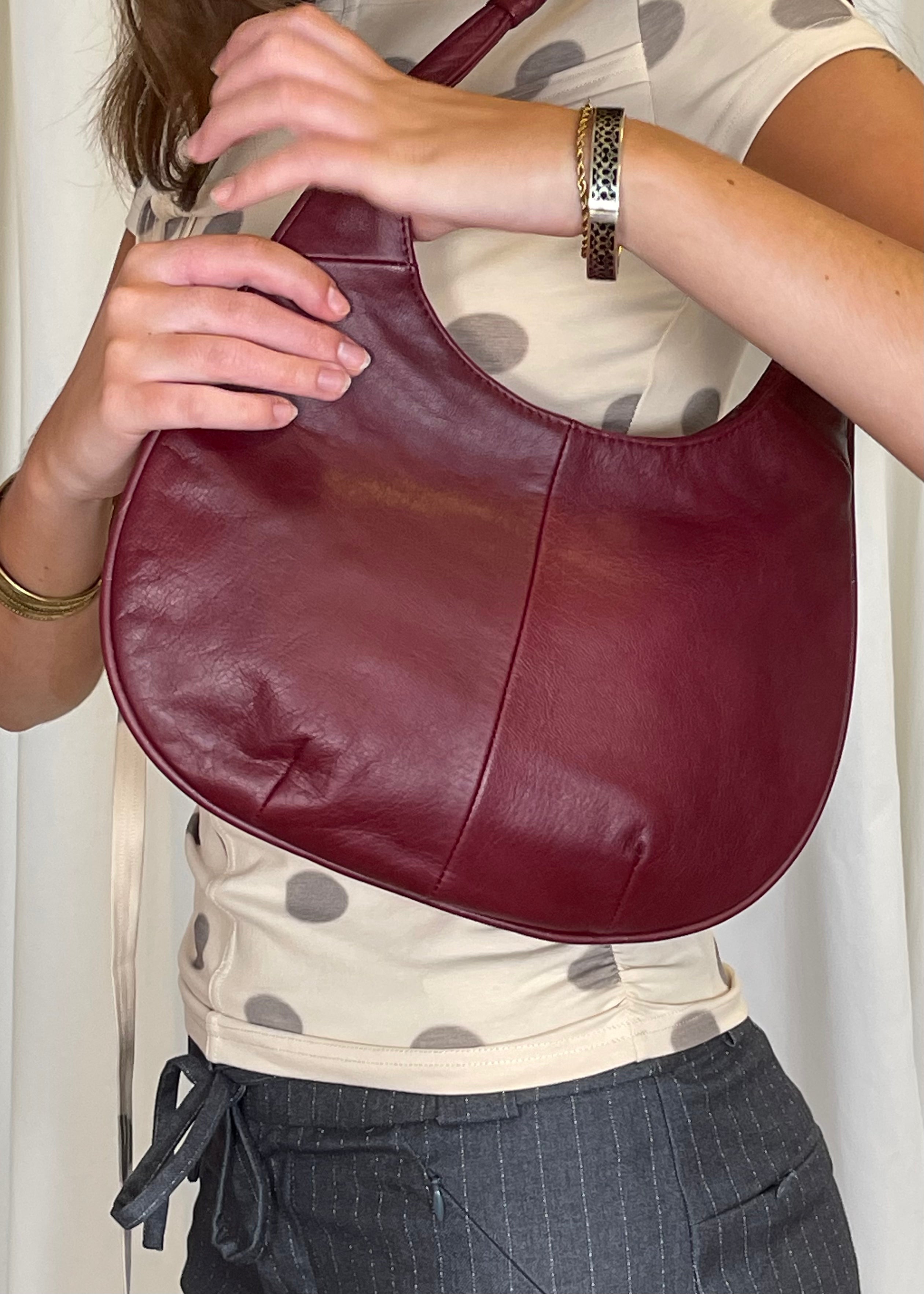Binx Bag in Maroon