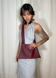 Burgundy Slouch Bag Small