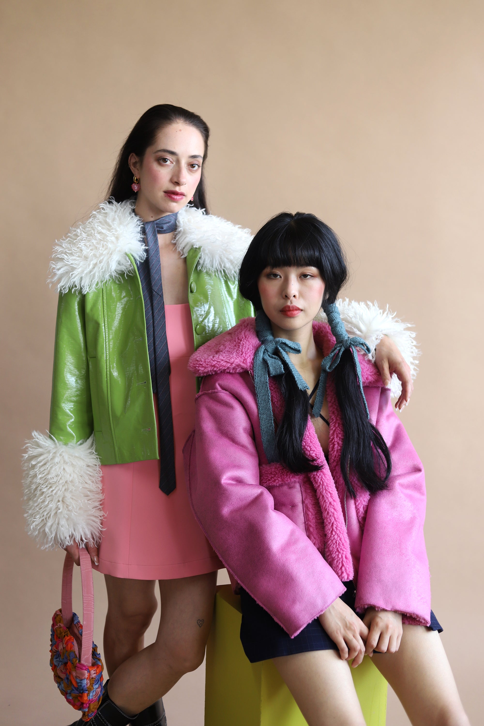 Bonnie Vinyl Jacket | Green