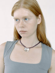 Lovethanks token necklace brand imagery