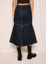 NORAH_Indigo Ranch Skirt