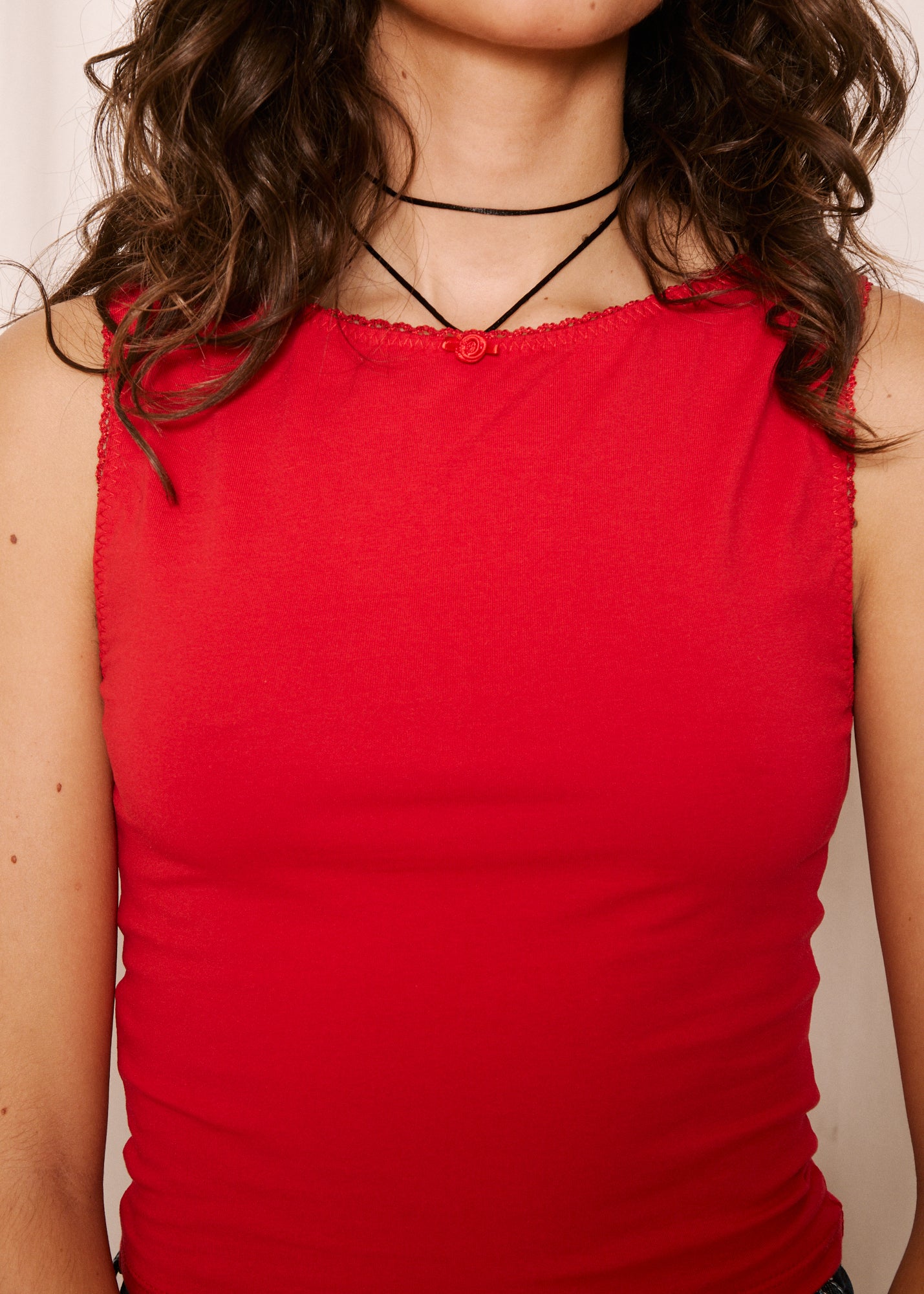 NORAH_Red Audrey Tank Evie Joynes