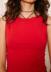 NORAH_Red Audrey Tank Evie Joynes