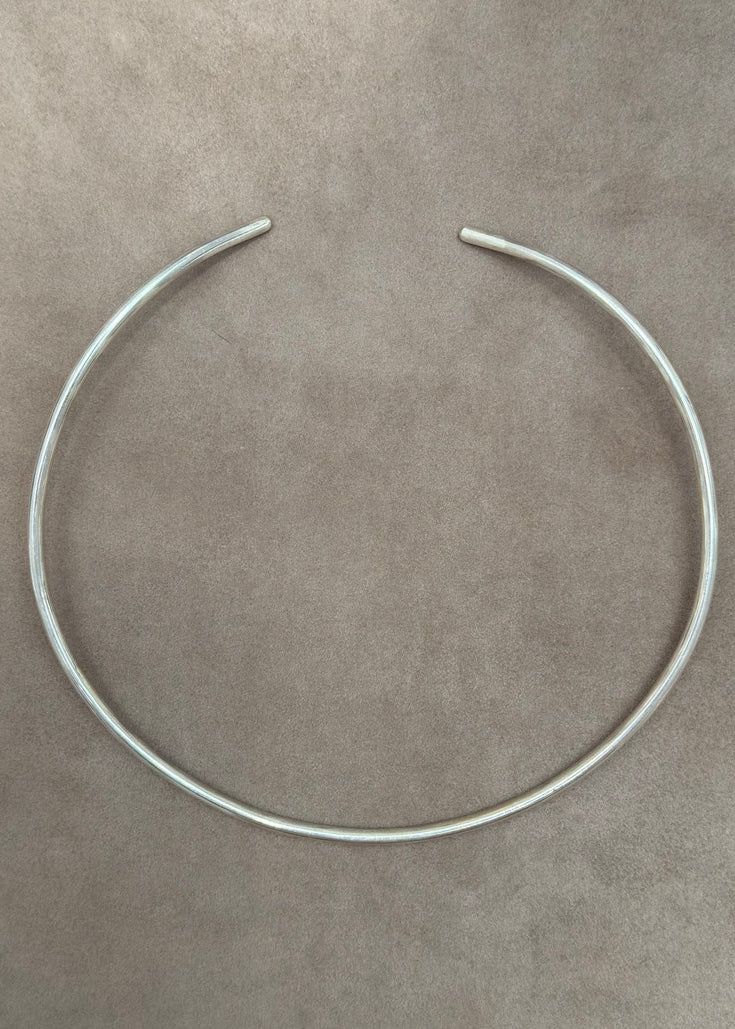 Silver Choker Necklace