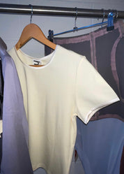 Talia Tee in Light Yellow Hai