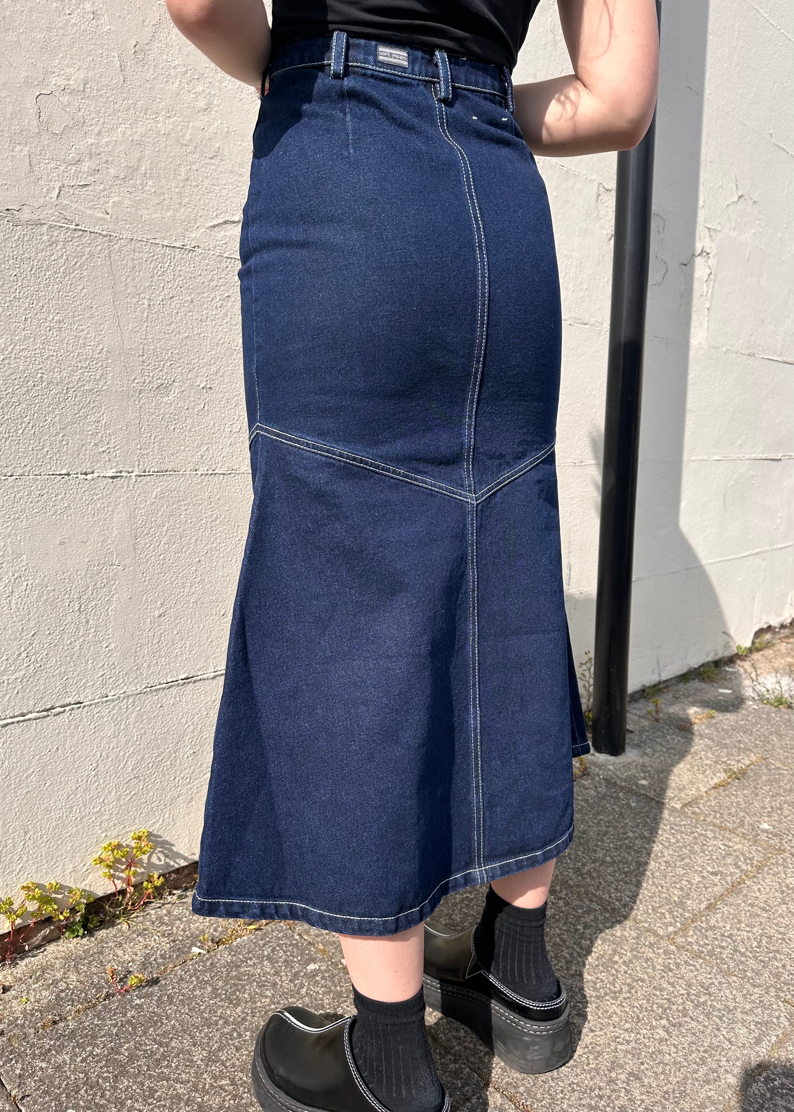 W'menswear Ranch Skirt Indigo