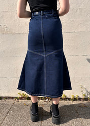 W'menswear Ranch Skirt Indigo