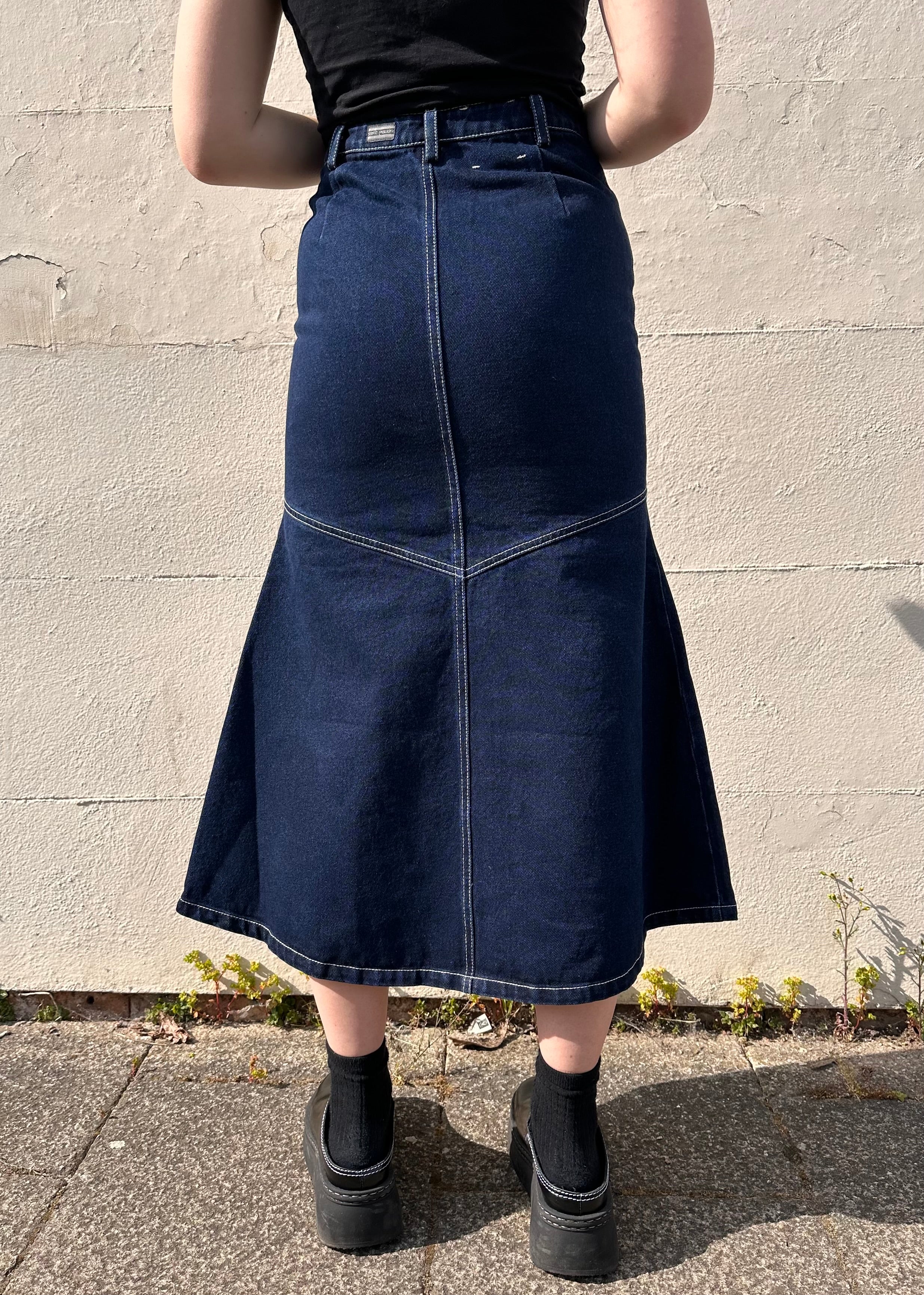 W'menswear Ranch Skirt Indigo