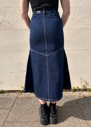 W'menswear Ranch Skirt Indigo