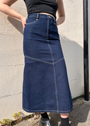 W'menswear Ranch Skirt Indigo