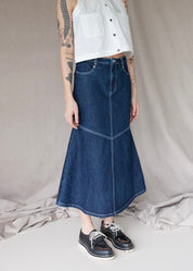 W'menswear Ranch Skirt Indigo