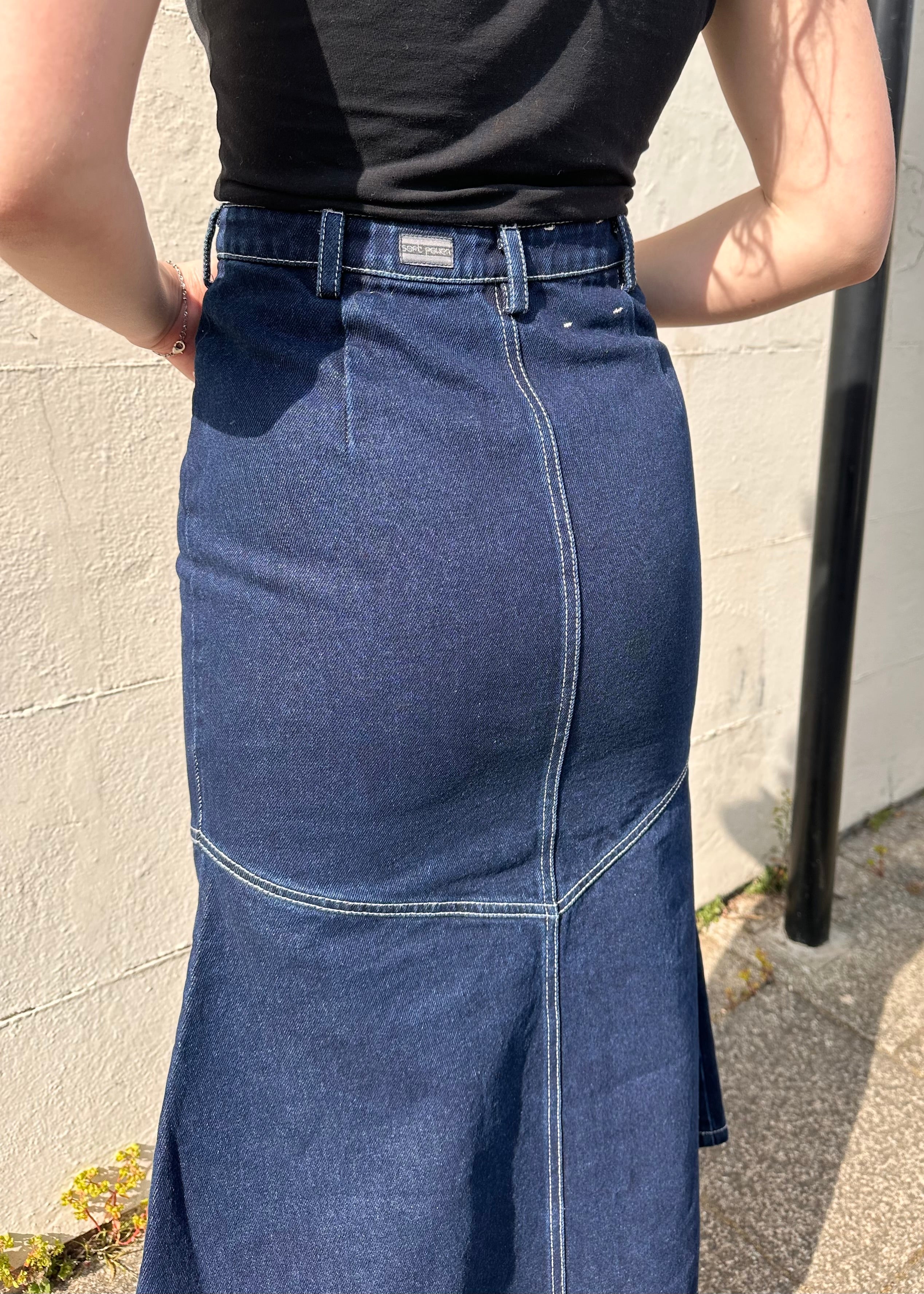 W'menswear Ranch Skirt Indigo